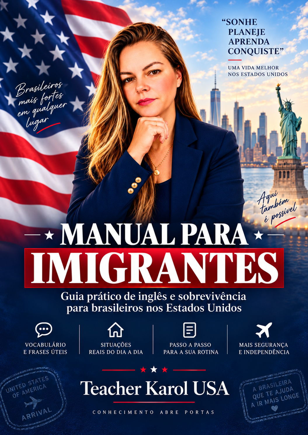 Capa do Manual para Imigrantes USA