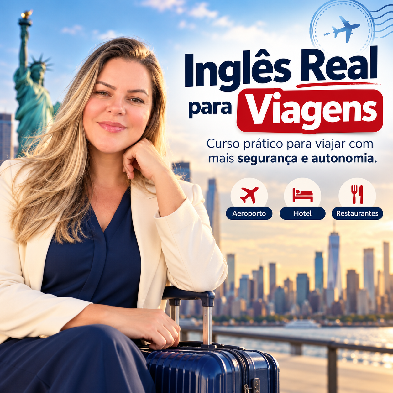 Curso online Inglês Real para Viagens nos EUA — Teacher Karol